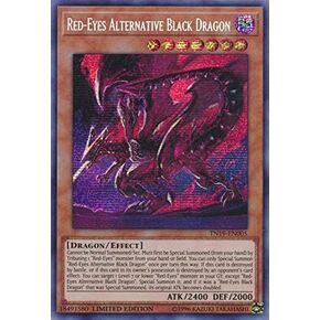 يو جي- أوه! - Red -Eyes بديل Black Dragon - TN19 -EN005 - Secret Secret Rare - Edition Limited - 2019 Gold Sarcophagus Tin