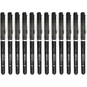 Ohto Fude Ball Bio 1.5 Rollerball Pen ، حبر مسيرة محفوظة على أساس 1.5 مم ، حبر Biocide القائم على الماء ، أسود ، CFR-15FBO-BK ، حزمة 12