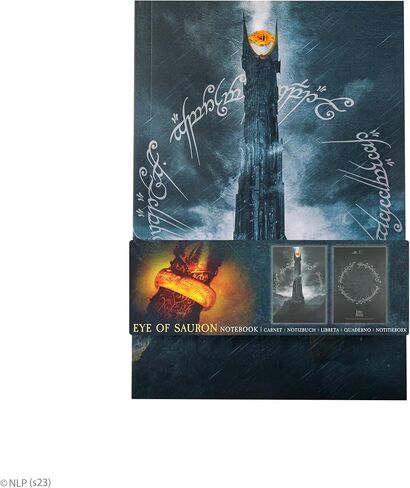 Cinereplicas Lord of the Rings - Eye of Sauron Notebook 120p 14.5 * 21cm - Official License in Saudi Arabia