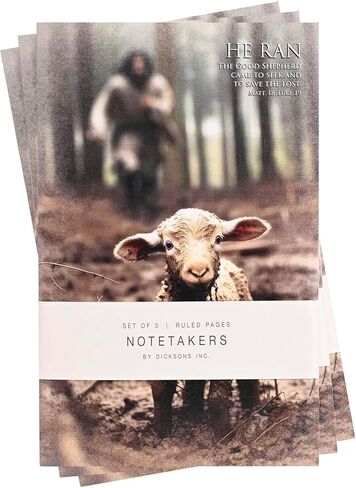 Dicksons The Good Shepherd Series 8.5 x 5.5 Inch Brown Paper 64 Page Composition Notebook Pack of 3 in Saudi Arabia