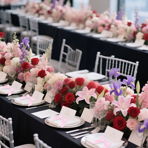 50 PCS Satin Ribbon Twist Tie Bows Decor Bow Ribbon Bowknot for Gift Wrapping Packages Party Favors Wedding (Pink, 3.5 Inch) in Kuwait