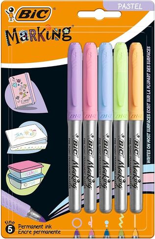 Bic Permanent Markers, 5 each in Kuwait