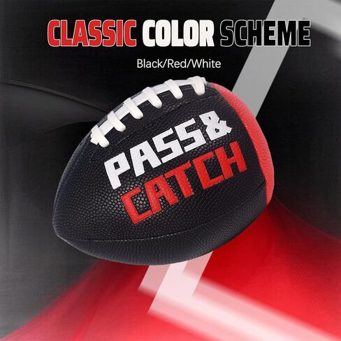 كرة قدم KUYOTQ PassCatch للتدريب بحجم بيوي (للأعمار من 3 إلى 9 سنوات) كرة قدم للأطفال والأطفال الصغار تعزز مهارات الإمساك بالتمرير والأداء الدقيق في جميع الأحوال الجوية، مثالية (بدون مضخة) in Kuwait