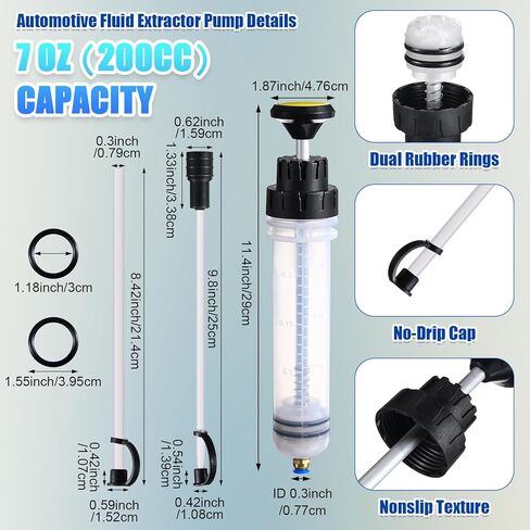 3 قطع من منظف المحرك الخارجي الصيفي، مضخة زيت الوحدة السفلية ومضخة استخراج السوائل، مجموعة مضخة سائل تنظيف محرك القارب مزدوجة الجوانب مع خرطوم ومحول قفل لمعظم المحركات البحرية in Kuwait