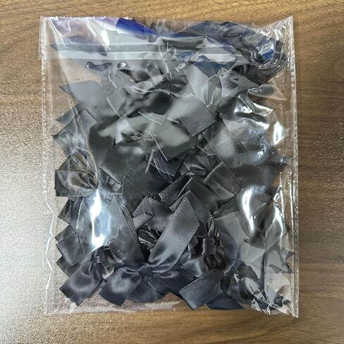 50 PCS أقواس الشريط الوردي ، أقواس نسيج صقيل 2.8 بوصة ، أقواس صغيرة للهدية زينة حفل زفاف التغليف (الوردي) in Kuwait