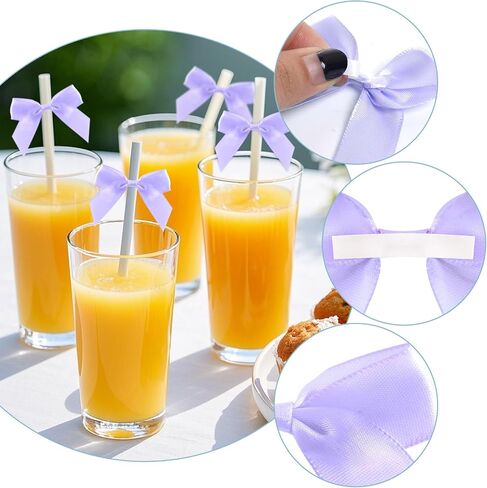 48pcs أقواس شريط الساتان 3.15 بوصة صغيرة من أقواس الساتان اللاصقة للحرف اليدوية غلاف طفل استحمام عيد ميلاد حفل زفاف عيد الحب (الأزرق) in Saudi Arabia