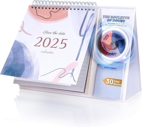 تقويم مكتب صغير CAGIE 2024 تقويم مكتب قائم 2024 مع ملاحظات لاصقة وروليت، تقويم مكتبي لطيف قابل للطي لمدة 12 شهرًا مع ملصقات للمكتب والمكتب المنزلي والمدرسة، 9.5 بوصة × 7 بوصة، وردي in Saudi Arabia