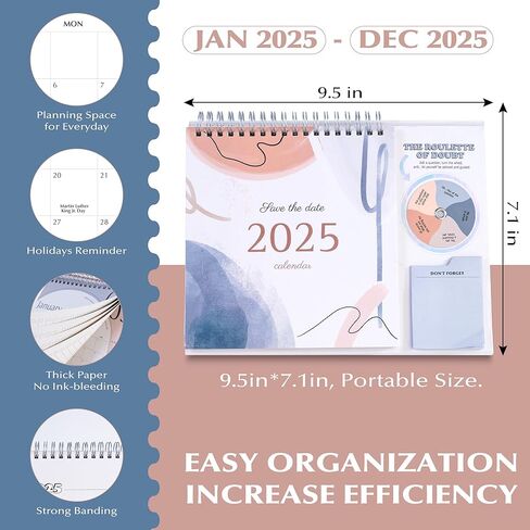 تقويم مكتب صغير CAGIE 2024 تقويم مكتب قائم 2024 مع ملاحظات لاصقة وروليت، تقويم مكتبي لطيف قابل للطي لمدة 12 شهرًا مع ملصقات للمكتب والمكتب المنزلي والمدرسة، 9.5 بوصة × 7 بوصة، وردي in Saudi Arabia