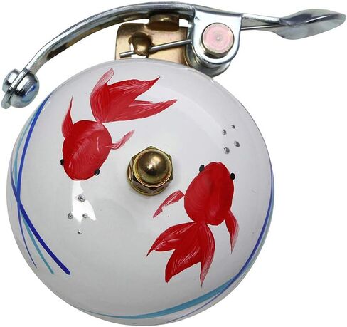 Handpainted Bike Bell, Crane Suzu Bicycle Bell, Made in Japan for City Bikes, Cruisers, Road Bikes or MTB, Fits Handlebar diameters 22.2 to 26.0mm in Saudi Arabia