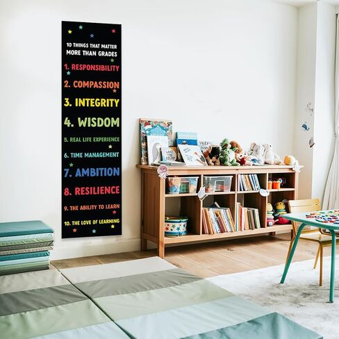 Andaz Press 13"x48" Large Team Classroom Banner Poster Sign for Teachers Bulletin Board Door Wall Decor, Diversity Theme, Classic Rainbow Decorations for Preschool, Elementary, Middle School, 2-Pack in Saudi Arabia