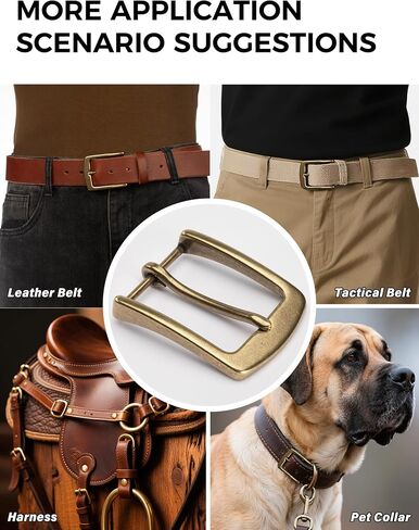 1.5 inch Belt Buckle Single Prong Solid Antiqued Brass for Men Women Belt in Saudi Arabia