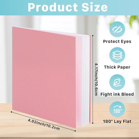 24 PCS Mini Notebooks Bulk ، 4.2 × 5.5 بوصة كتب ملونة ملونة ، مجلات دفاتر صغيرة للطلاب ، أجهزة الكمبيوتر المحمولة الفارغة غير المطبقة لكتابة رسم الرسم ، 24 ورقة (6 ألوان ، 24 جهاز كمبيوتر) in Kuwait