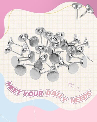 eZAKKA Push Pins, 30 Pcs Metal Thumb Tacks for Cork Board Wall Pins for Photo Hanging, Feature Wall, Travel Map, Bulletin Board, Office or Home, Golden in Kuwait