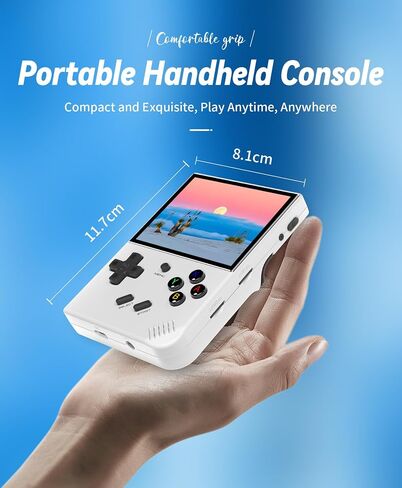 RG35XX Plus Retro Game Console ، 3.5 بوصة شاشة IPS 640 × 480 ، بطاقة 64 جيجابايت TF ، مع وحدة التحكم الكلاسيكية بطارية 3300MAH ، دعم HD و TV Outding Game Game Console in Saudi Arabia