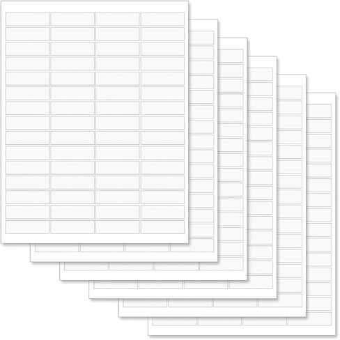 Baseball Small Return Address Labels - Set of 240 2" x 5/8" Self-Adhesive, Flat-Sheet Labels in Saudi Arabia