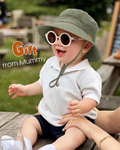 FURTALK Baby Sun Hat Toddler Boys Girls Bucket Hat for Kids 0-5 Years UPF 50+ Sun Protective Child Summer Beach Hats in Saudi Arabia