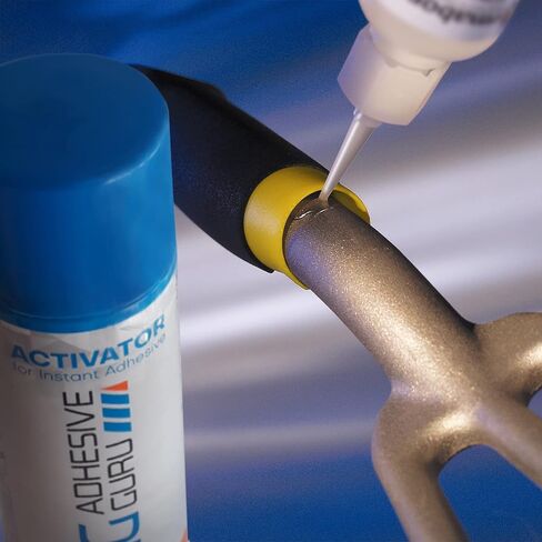 Adhesive Guru CA Glue Accelerator Spray (3.38 fl oz) Aerosol Activator for Super Glues - It is not a Glue by Itself - 1 Pack in Kuwait