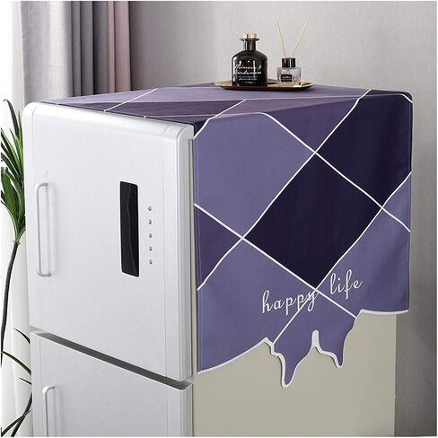 Appliance Dust Cover Washing Machine Cover，Light Luxury Washing Machine Cover， Dust Cover Washing Machine Cover Single Door Refrigerator Cover Dust Cover for Home Appliances(B) in Saudi Arabia