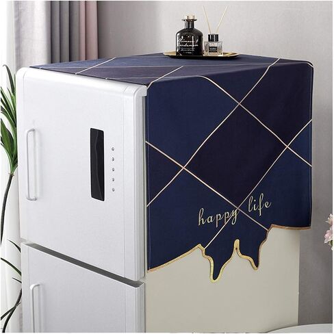 Appliance Dust Cover Washing Machine Cover，Light Luxury Washing Machine Cover， Dust Cover Washing Machine Cover Single Door Refrigerator Cover Dust Cover for Home Appliances(B) in Saudi Arabia