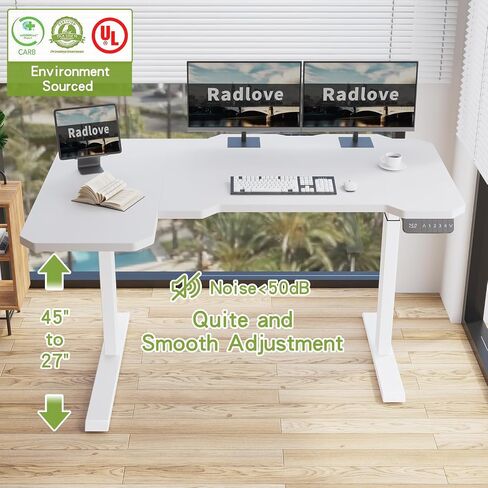 مكتب قائم من Radlove مع رف (بني ريفي، 55x30) in Saudi Arabia
