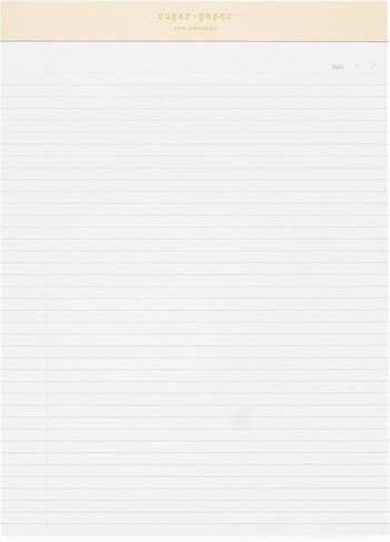 Sugar Paper Legal Pad, Black Binding, 50 Lined Pages, Office Supplies, 8.5" x 11.75, Black Legal Pad in Saudi Arabia