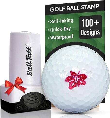 Orca Black Golf Ball Stamp, Golf Ball Stamper, Self-Inking Golf Ball Stamp Markers, Reusable Golf Ball Marking Tool to Identify Golf Balls, Golfer Gift Golfing Accessories in Saudi Arabia