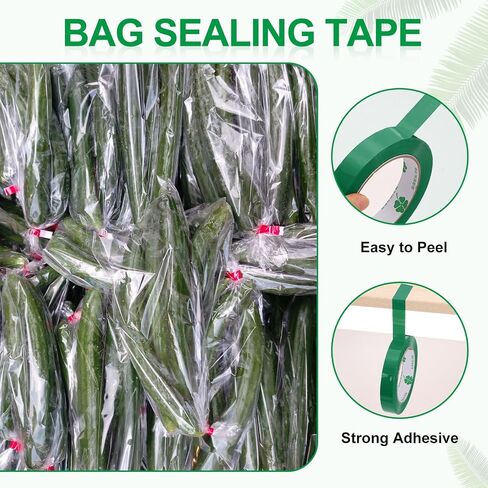 BATIKIL BAG SEALING TAPE 3/8 بوصة × 109 ياردة ، 12 جهاز كمبيوتر الشخصي الشريط السداد in Kuwait