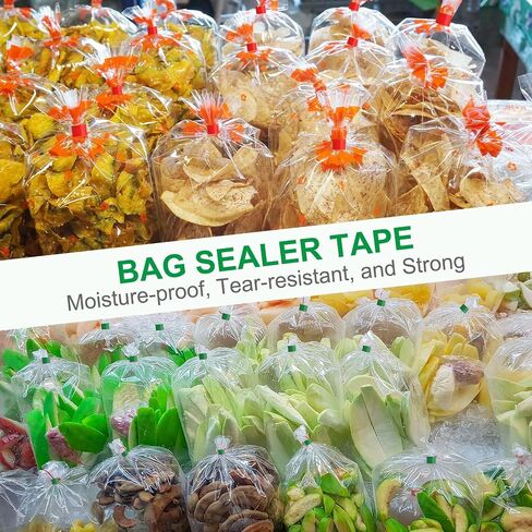 BATIKIL BAG SEALING TAPE 3/8 بوصة × 109 ياردة ، 12 جهاز كمبيوتر الشخصي الشريط السداد in Kuwait
