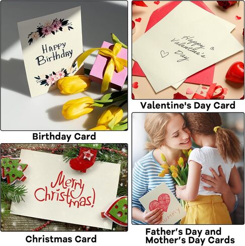 party greeting 5x7 Linen Paper Textured Cardstock Heavyweight Textured Index Cards Printable Linen Cardstock 92lb Cover for Printing Wedding Baby Shower Invitation Greeting Postcards 50 Pcs(Cream) in Saudi Arabia
