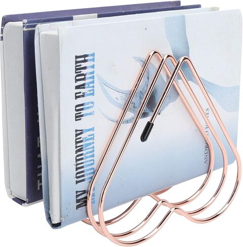 مجلد الملفات سطح المكتب ، الكتب على شكل قلب كتب تخزين الكتب لمستلزمات Craft Supplies سطح المكتب (Rose Gold) in Saudi Arabia