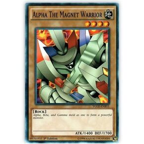 يو جي- أوه! - ألفا The Magnet Warrior (YGLD -ENB11) - الطوابق الأسطورية Yugi - الإصدار الأول - شائع