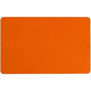 Pack of 50 Premium Graphic Quality Orange PVC Cards CR80 30 Mil Standard Credit Card Size by My ID City