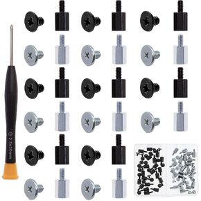 M2 Motherboard Standoffs Notebook Computer Screw 80Pcs M.2 SSD Mounting Screws M3 x 6+3 Standoff for MSI Motherboard Black and Silver Screws in Kuwait