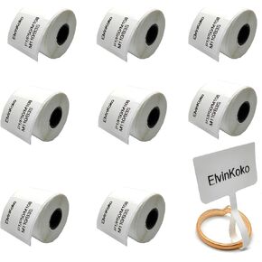 8Rolls M110 Thermal Labels for M221/M220/M120/M200 Label Papers 1.57"x1.18"(40x30mm),230 Labels/Roll Waterproof Sticker P50 Label Maker 40 * 30