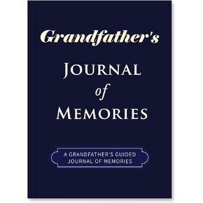 A Dad's Guided Journal to Share His Life Story, Memory Heritage Book to Fill Out About Life for Dad, Dad's Legacy Journal with Prompt, Sentimental Gifts for Dad from Daughter on Birthday, Father's Day