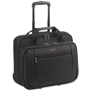 USLUGGAGE PT1364 Classic Rolling Case, 17", 17 1/2 x 9 x 14, Black