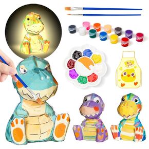 Paint Your Own Owl Lamp Kit, Art Supplies Arts & Crafts Kit for Kids Age 8-12, DIY 3D Owl Night-Light, Creativity Painting Kit Toy for Girl Boy Teen, Birthday Gift for Daughter Son