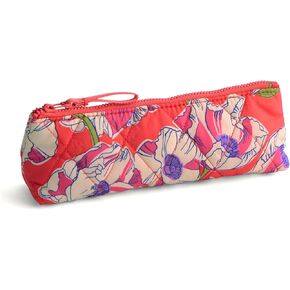 Vera Bradley Featherweight Pencil Pouch, Swirling Poppies