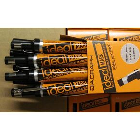 Ideal Mark Valve Action Marking Pen (Black)