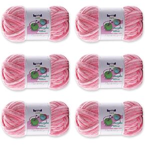 3 Skeins Velvet Chunky Yarn, Chenille Yarn for Crocheting and Hand Knitting, Blanket Yarns for Making Scarves and Knitting Projects - Amigurumi Crochet Yarn (3×3.5oz, 3×87.5yds)