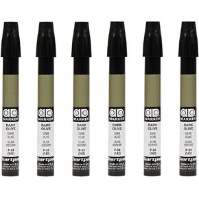 AD Marker The Original Chartpak, Tri-Nib, Dark Olive, 1 Each (P24)