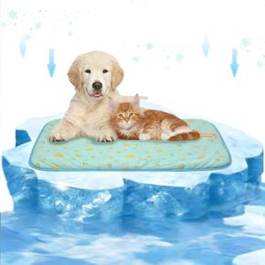 Cooling Mat for Dogs, Dog Cooling Mat, Reversible Cool & Warm, All-Season Use, Anti - Slip, Machine Washable, Ideal for Dogs & Cats in Kuwait