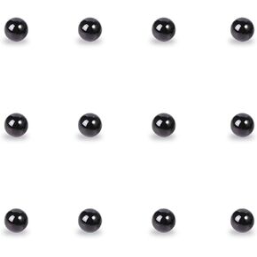 Pearl, 3mm SIC Beads Balls - 12 Pack - 3mm OD Pearls for Heat Retention in Lab Experiments, Crafts, Jewelry