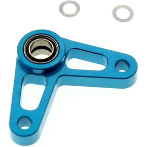 Metal Upgrade Parts Kit Drive Shaft Servo Mount Steering Bridge Steering Arms Compatible with TD4 1/10 RC Car Spare Accessories(Steering Bridge)