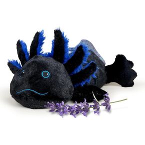 warmies Microwavable & Weighted Stuffed Animals, Blue Axolotl - Heated Stuffed Animal Plushie for Warmth & Comfort - Cute Soft Plush Toys for Adults & Children (Boys, Girls, Babies & Toddlers)