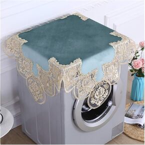 Appliance Dust Cover Washing Machine Cover， Washing Machine Cover Dustproof Cotton Fridge Cover Decorative Top Load Cover for Easy Use Dust Cover for Home Appliances(Small)
