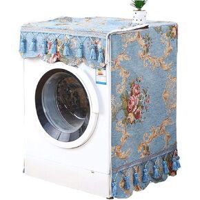 Appliance Dust Cover Roller Washing Machine Cover ，Drum Washing Machine Cover Fabric Sun Protection Dustproof Cover，for Most Washers Dust Cover for Home Appliances(Small)