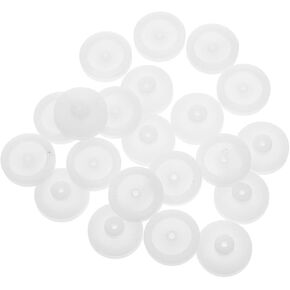 PRETYZOOM 40 Pcs Plastic Belt Drive Pulley Heavy Duty Bearing Wheels for DIY Cars Airplanes Helicopters Science Experiments Smooth Speed Reduction Function