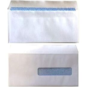 CMS 1500 - HCFA Insurance Claim Envelopes, No. 10.5, 4.5" x 9.5", White Self-Seal with Window and Inside Security Tint - 250 ENVELOPES