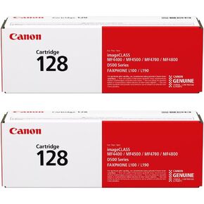 Canon CRG-128 Black Toner Cartridge, 3500B001AA, 2-Pack